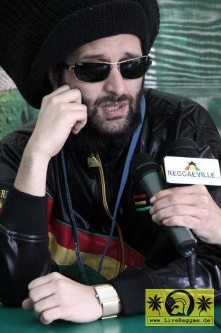 Alborosie (I) 16. Chiemsee Reggae Festival, Übersee - Pressekonferenz  29. August 2010 (8).JPG